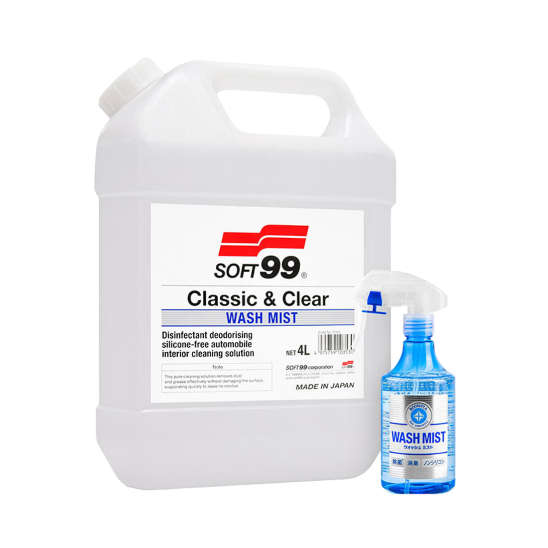 Soft99 Interiørrens - Wash Mist Soft99