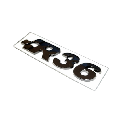 Volkswagen R36 emblem, sort - BilligStyling