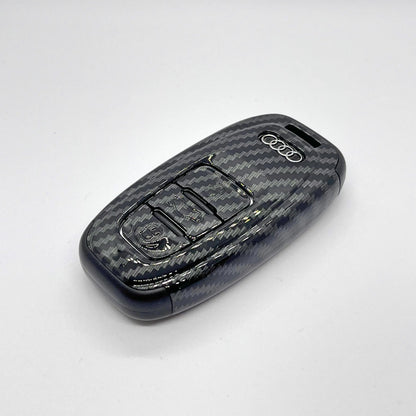 Audi bilnøgle cover, Carbon, A3/A4/A5/A6/A7/A8 - BilligStyling