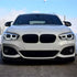 BMW 1-serie F20 LCI frontgrill nyrer - Sort højglans - Komplet sæt - BilligStyling
